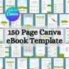 150 Page Canva ebook Template