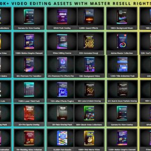 Over 100,000 Video Editing Assets Bundle